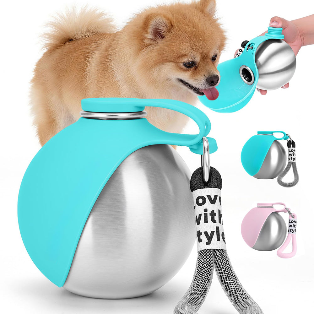 Stainless Steel Dog Water Bottle for Every Adventure