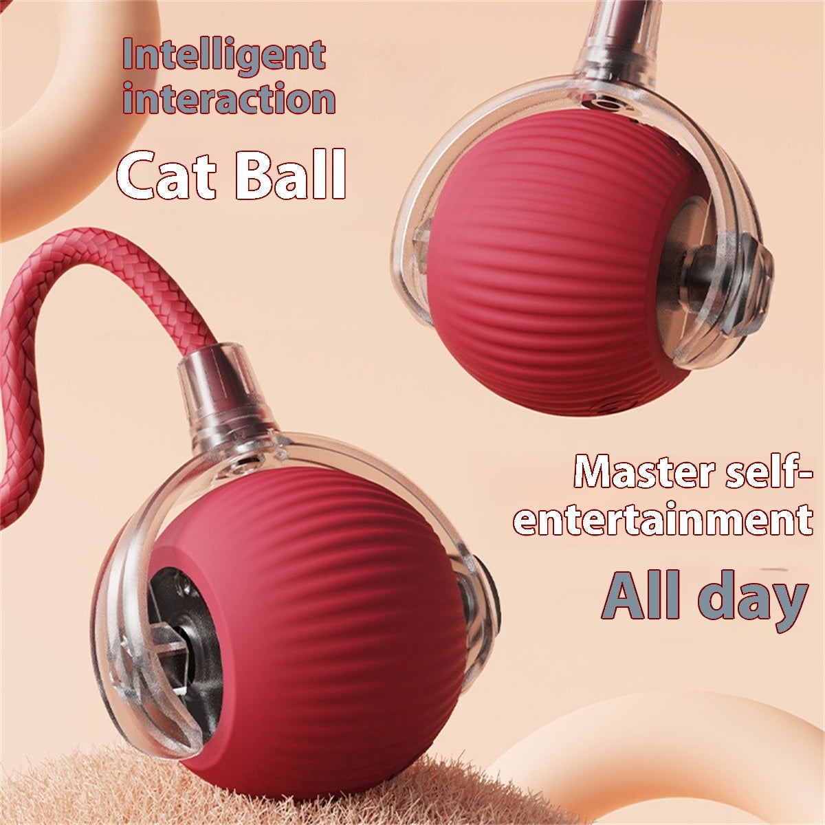 Interactive Rolling Ball for Curious Cats