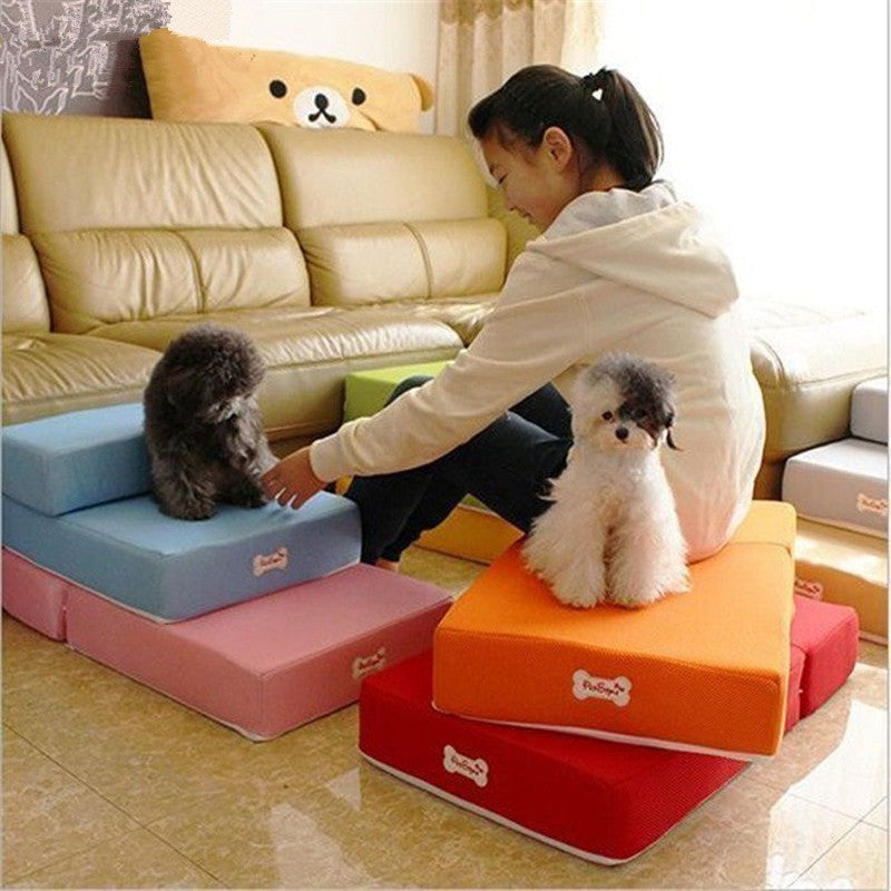 Foldable Pet Stairs for Easy Bed and Sofa Access