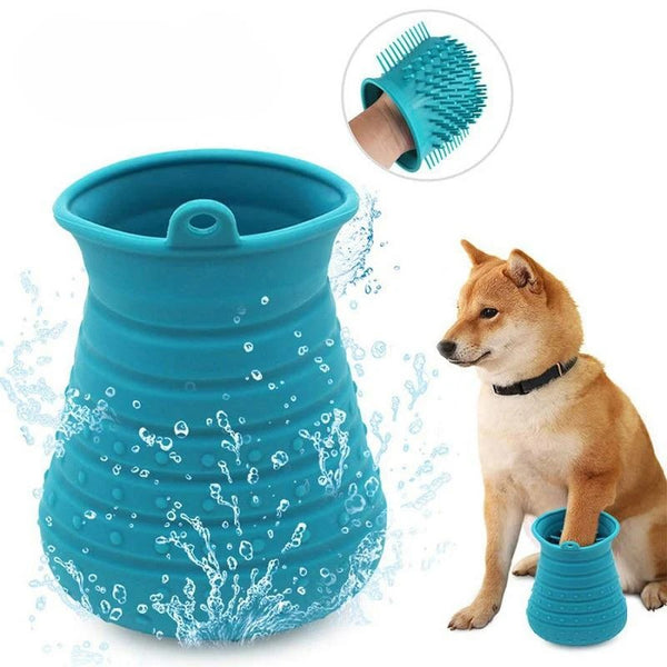 Portable Pet Paw Cleaner for Cleaner Adventures
